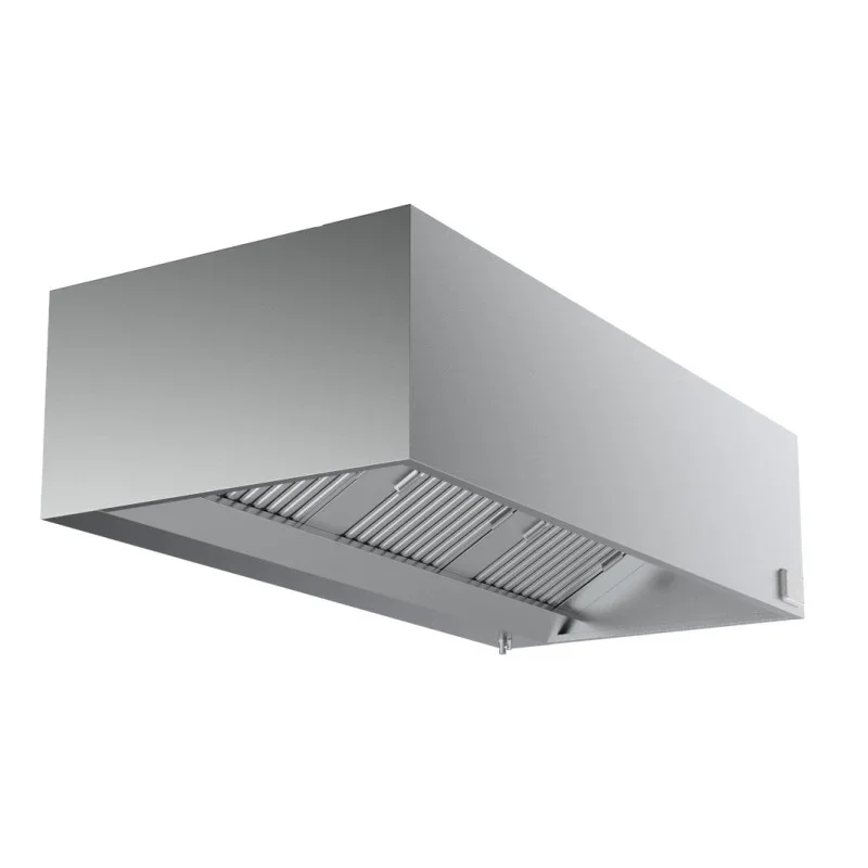 Pas Cher Hotte Murale Cubique Complète - 1200 mm - Avec Moteur, Led et Variateur