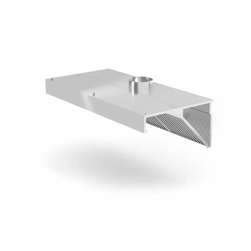 Hotte Aspirante Murale avec Eclairage LED - L 1200 x 700 mm Commander Maintenant