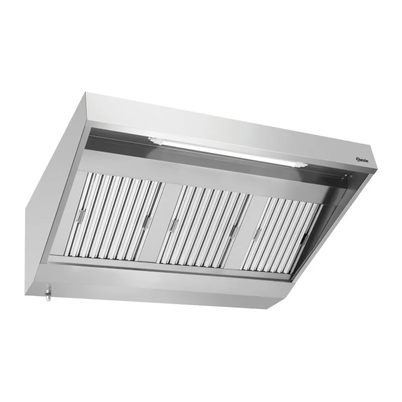 Hotte Murale avec Moteur et Eclairage - L 1500 x P 900 mm Super Prix
