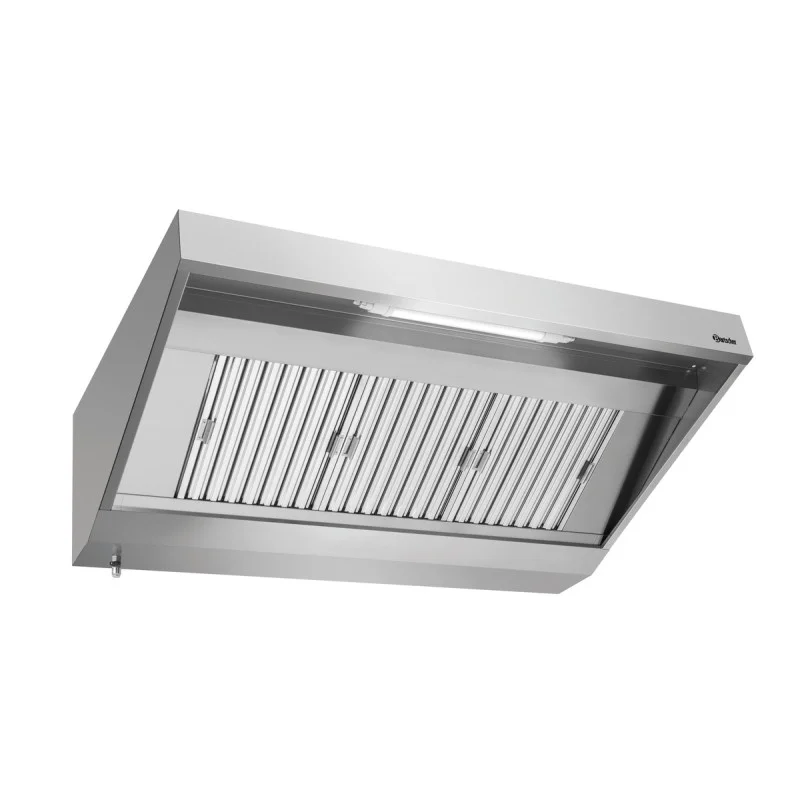 Hotte Murale avec Moteur et Eclairage - L 1600 x P 900 mm Promotion