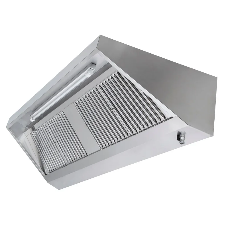Réduction Hotte Snack Profondeur 900 avec Led et Sans Moteur - Longueur 3600