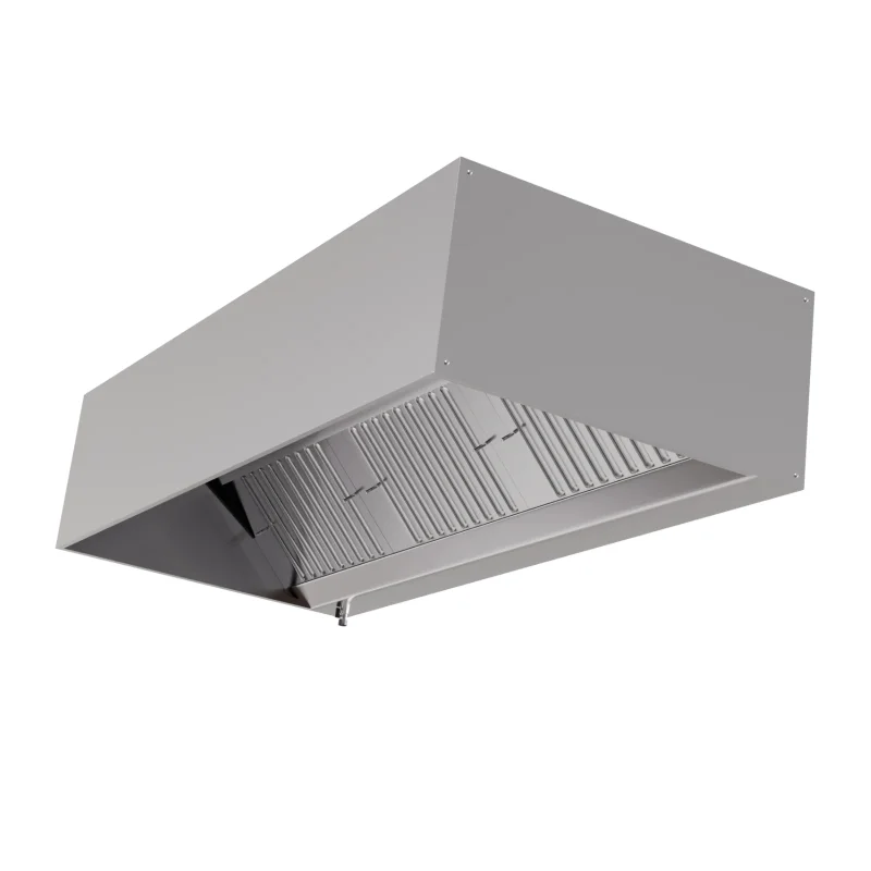 Hotte Cubique Profondeur 900 avec Led et Sans Moteur - Longueur 4400 Nouveauté
