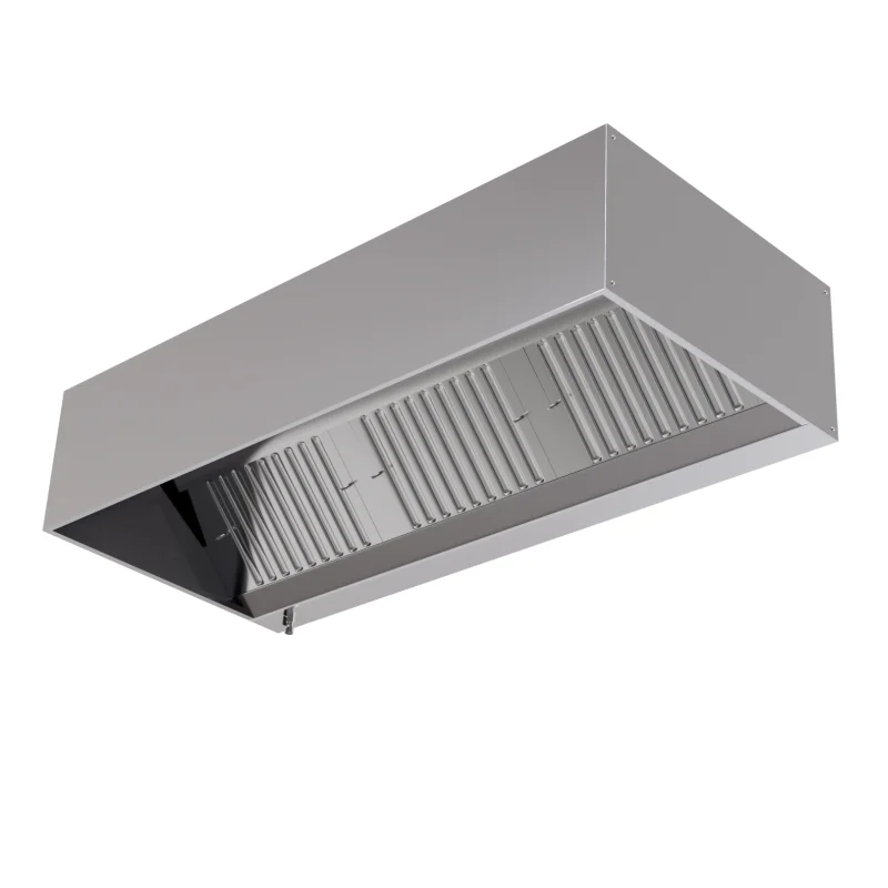 Hotte Cubique Profondeur 1100 avec Led et Sans Moteur - Longueur 5000 Offre Du Jour