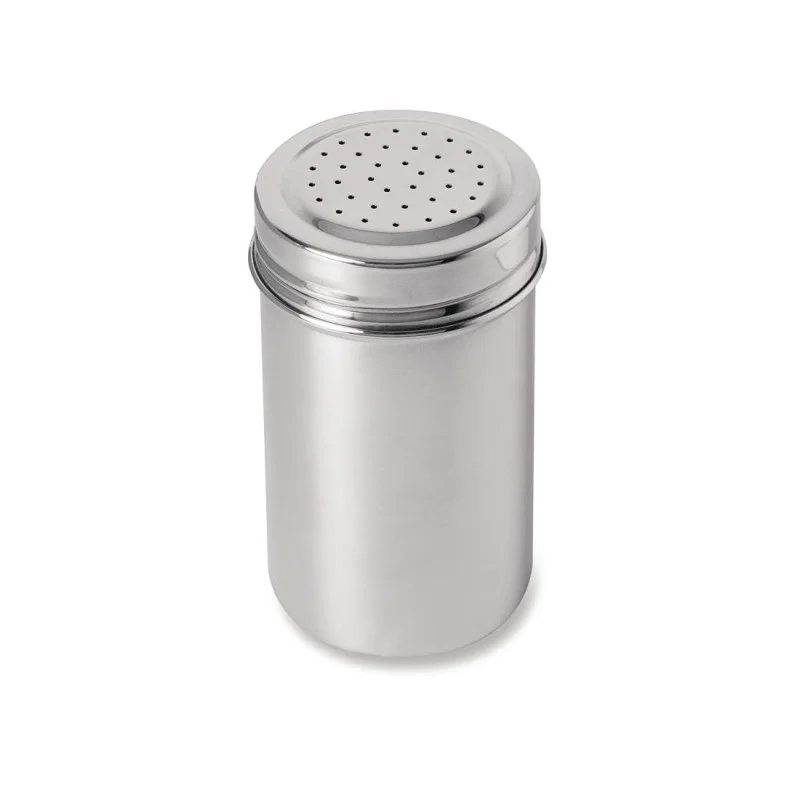 Acheter En Ligne Saupoudreuse Grosses Perforations en Inox - 350 ml