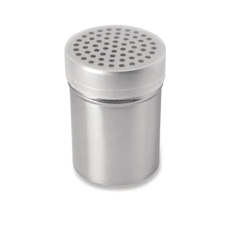 Vente Directe Saupoudreuse Grosses Perforations en Inox - 300 ml