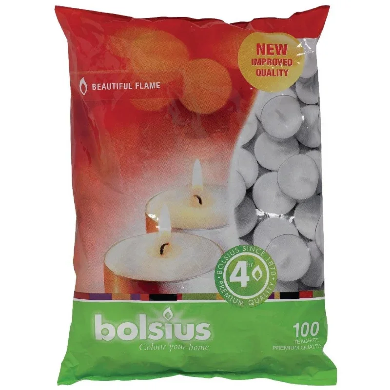 Nouvel Arrivage Bougies Chauffe Plats 4 h - Lot de 100
