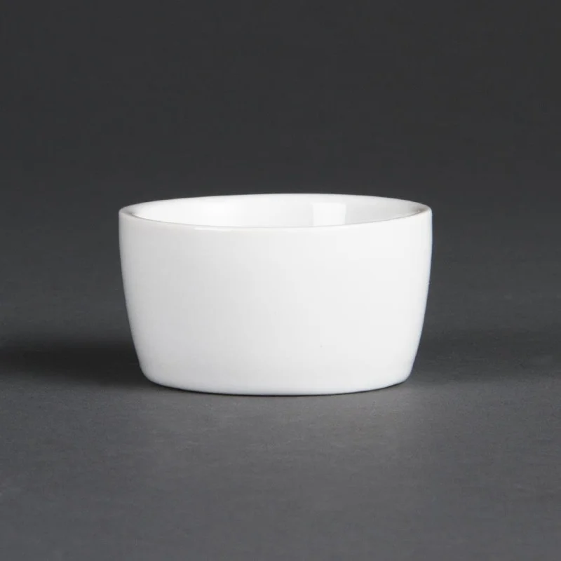Pot à Beurre Blanc Whiteware - 62 mm de Diamètre - Lot de 12 Achetez Aujourd’hui