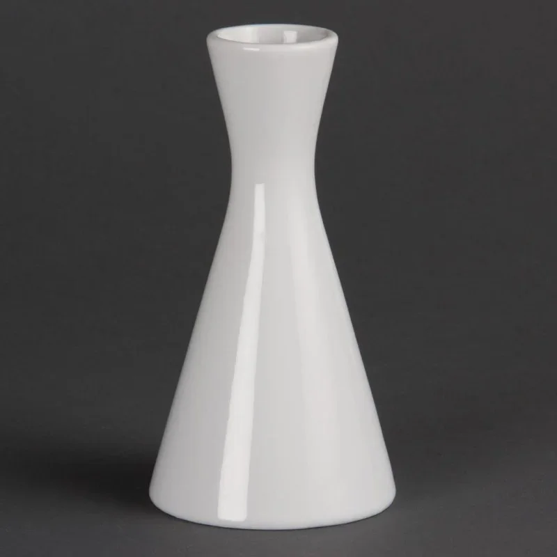 Solde Vase Bouteille Blanc 140 mm - Lot de 6