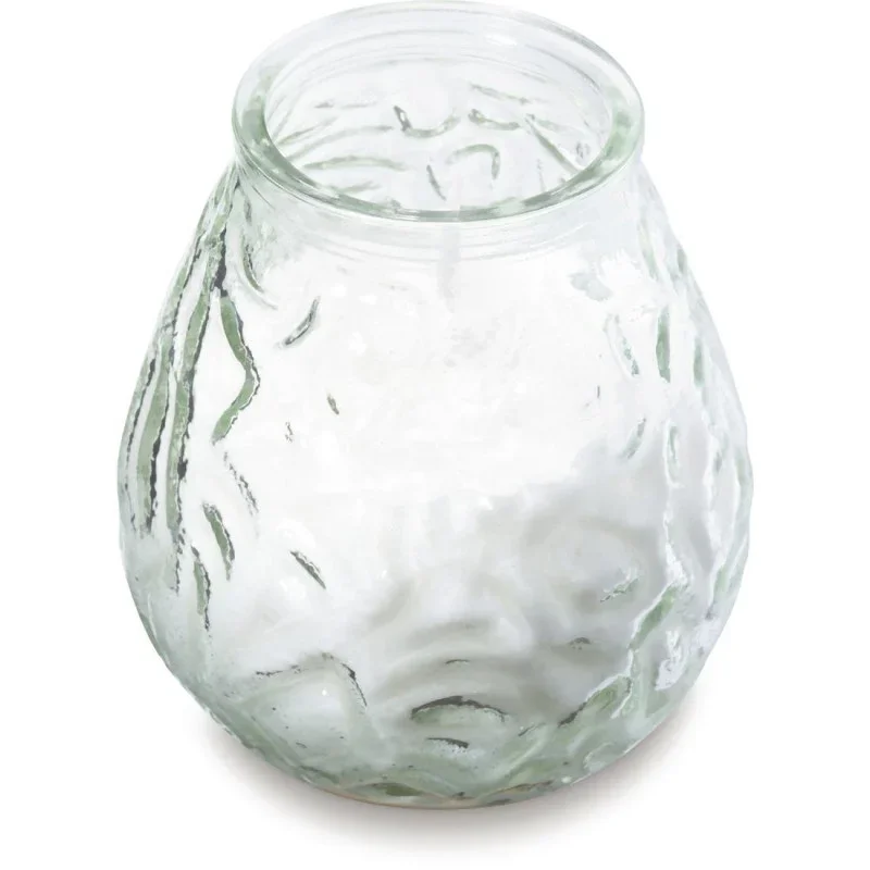 Pas Cher Bougies Vénitiennes Bolsius Low Boy Transparentes - Lot De 12