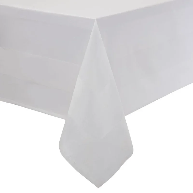 Réduction Nappe Blanche Bande De Satin 1780 X 3650Mm