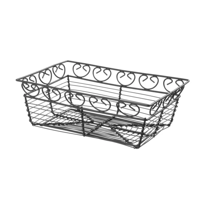 Corbeille en Fil Déco Rectangulaire - 230 x 150 mm Commander Vite