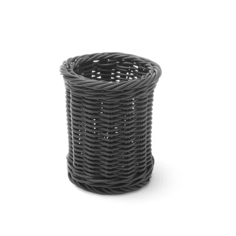 Solde Corbeille à Couverts Ronde - Noire