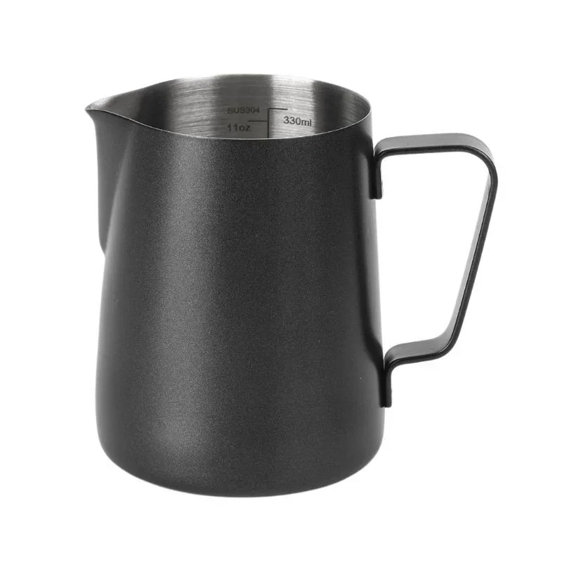 Top Vente Pichet à Lait Anti-adhérent Noir - 340 ml