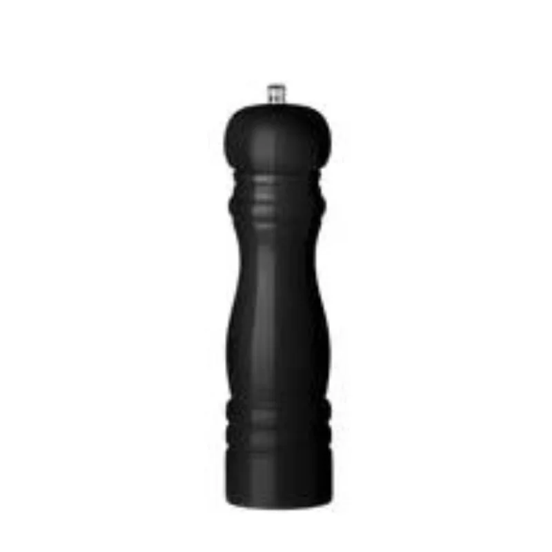 Moulin à Poivre en Bois Noir - H 215 mm Soldes