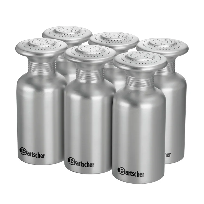 Lot de 6 Salières en Aluminium - 19 cm Jusqu’à Épuisement Des Stocks