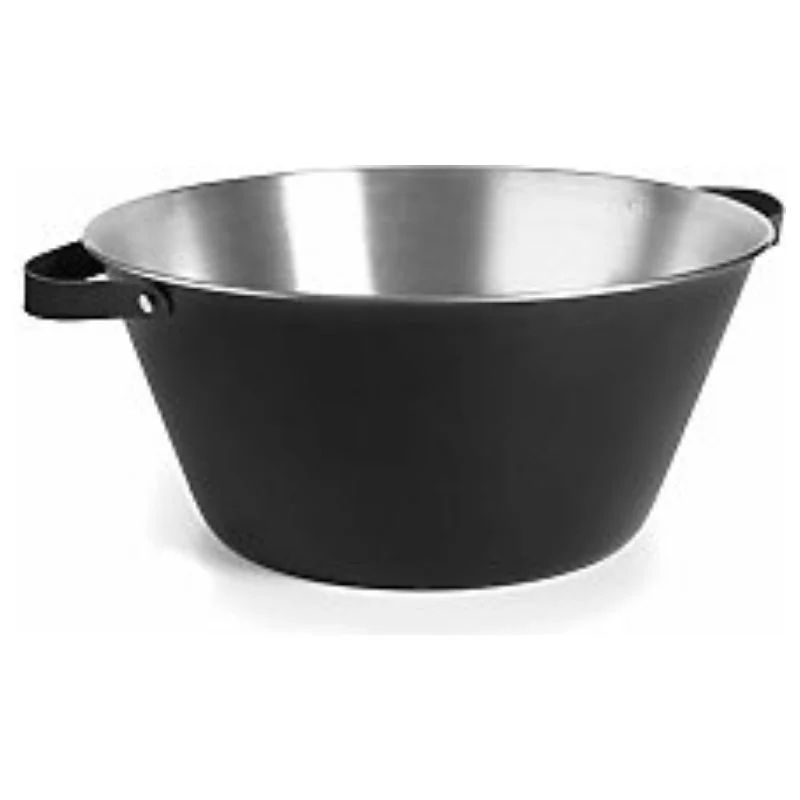 Seau À Champagne Rond Noir - 30 L - Ø 50 cm Offre Spéciale