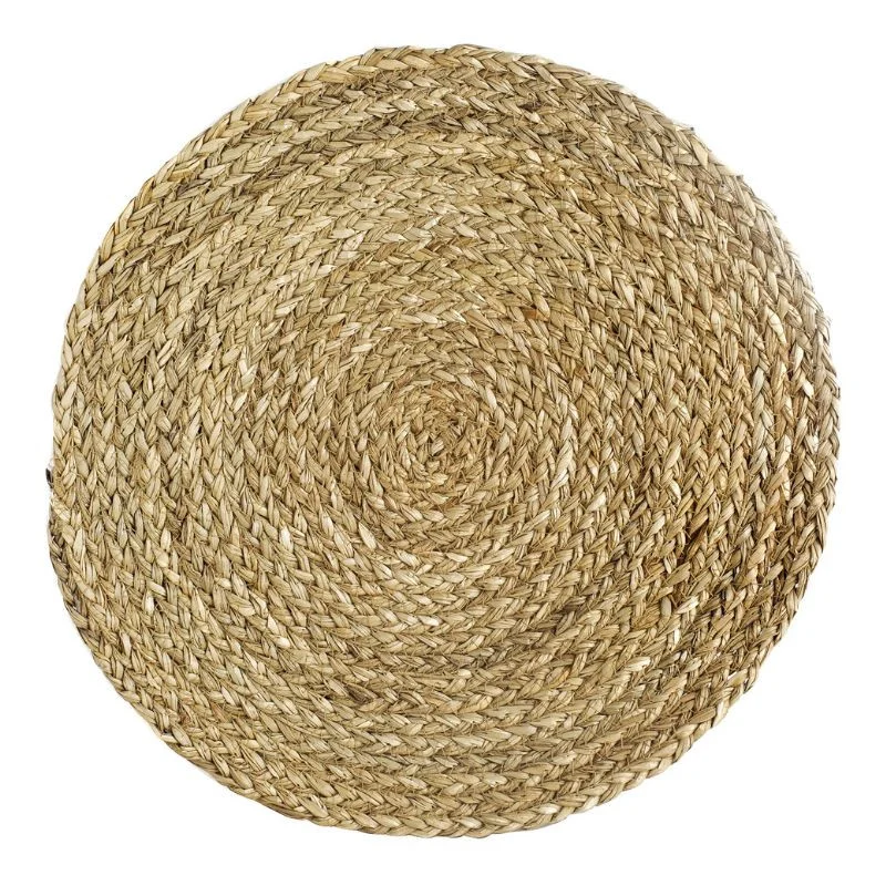 Set de Table en Rotin Naturel Rond Ø 380 mm Meilleur Choix