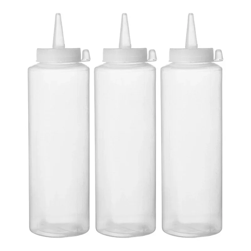 Meilleure Vente Flacon Distributeur Transparent - 0,35 L - Lot de 3