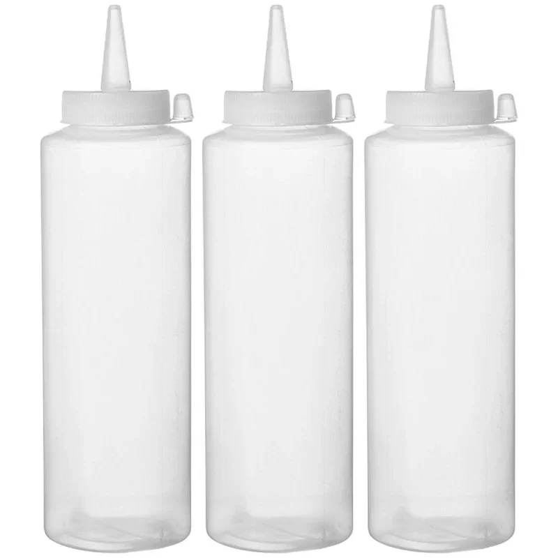 Flacon Distributeur Transparent - 0,2 L - Lot de 3 Meilleure Vente