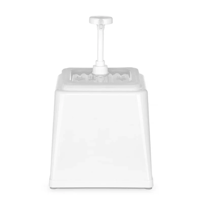 Distributeur de Sauce avec Pompe - Blanc - 2,5 L Meilleur Prix