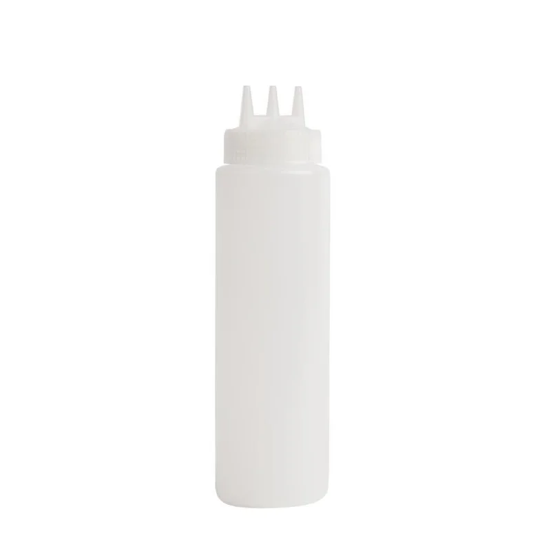 Bouteille Souple Transparente 3 Embouts - 681 ml Réduction
