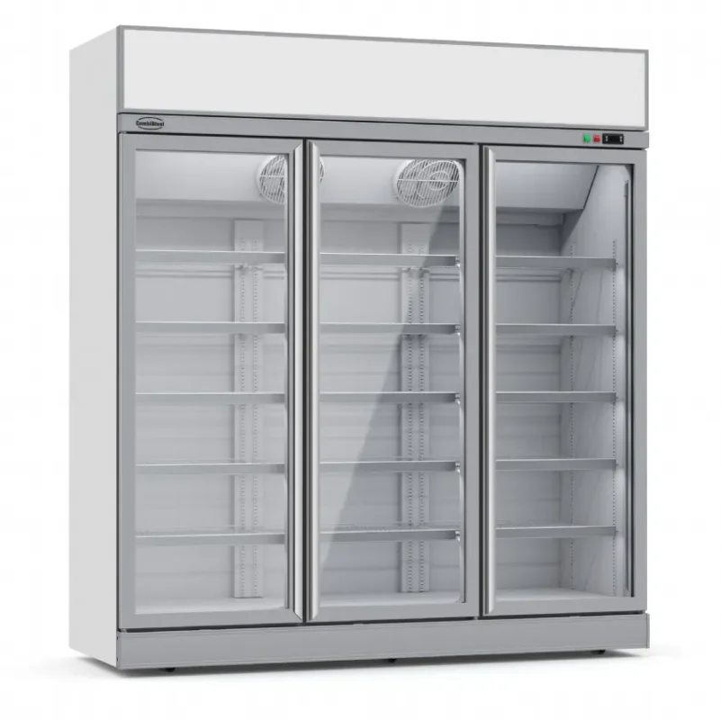 Réfrigérateur libre service 3 portes en verre ins-1530r Dernier Modèle