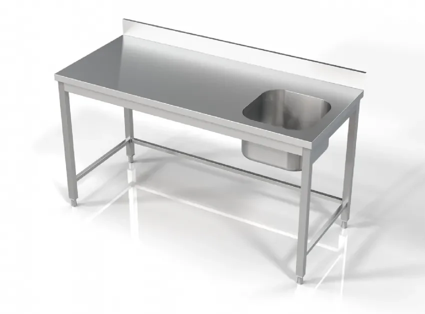 Plonge inox bac 1 à droit 1600x700 Produit De Marque