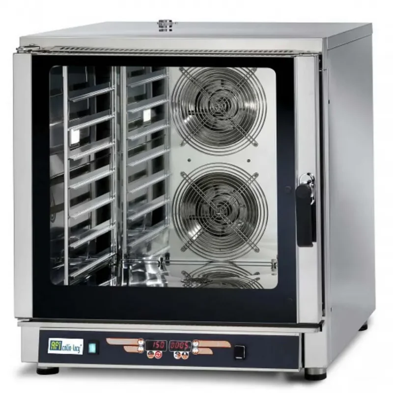 Authentique Four à convection mixte électrique commandes digitales 7 niveaux 600x400 inox