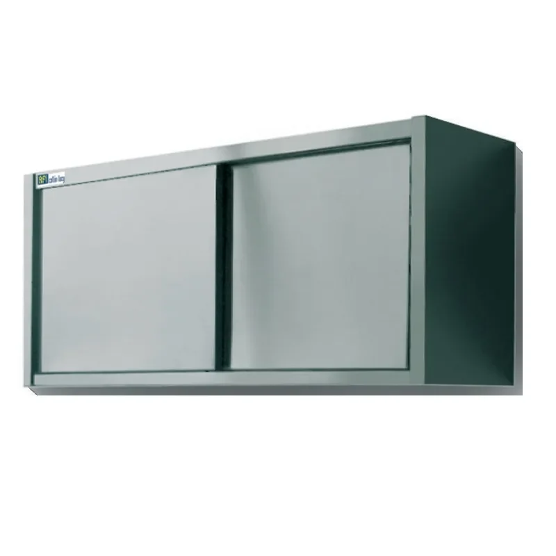 Offre Du Jour Armoire murale inox avec portes coulissantes dimensions 1600x400x700mm
