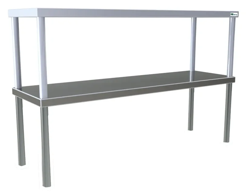 Bon Plan Étagère de chef 2 niveaux 1200x350x700
