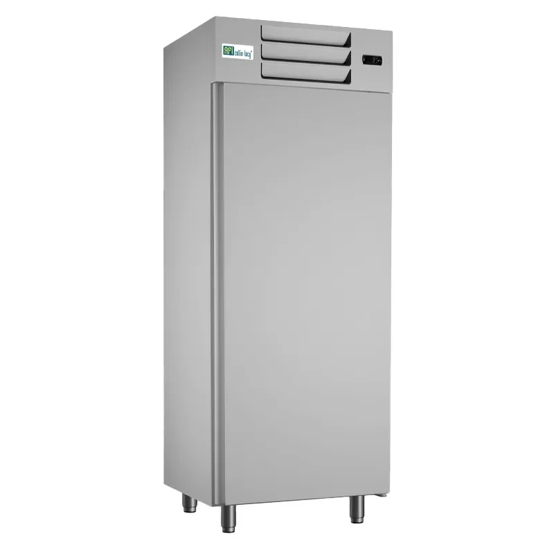 Prix Promo Armoire réfrigérée positive inox porte pleine température +1/+8°c - 476 l