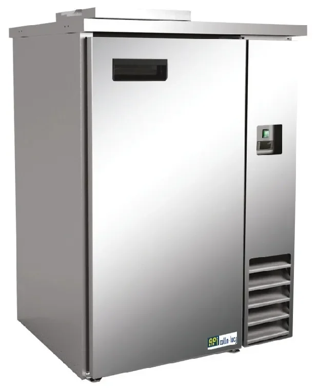 Commander Maintenant Refroidisseur de poubelle 1 container 120 l dessus inox