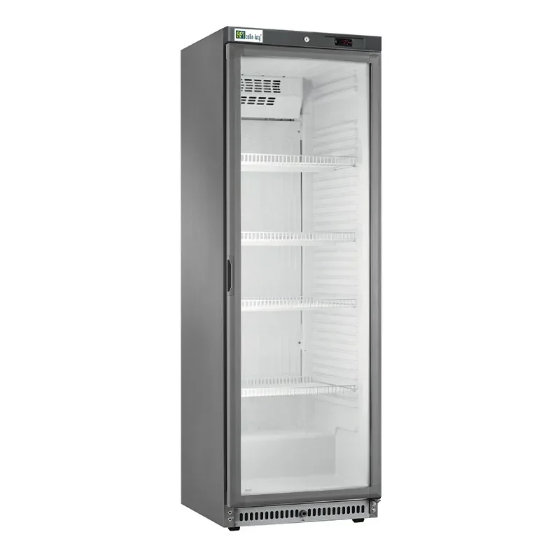 Offre Exclusive Armoire réfrigérée positive inox 1 porte vitrée température +1/+8°c - 308 l