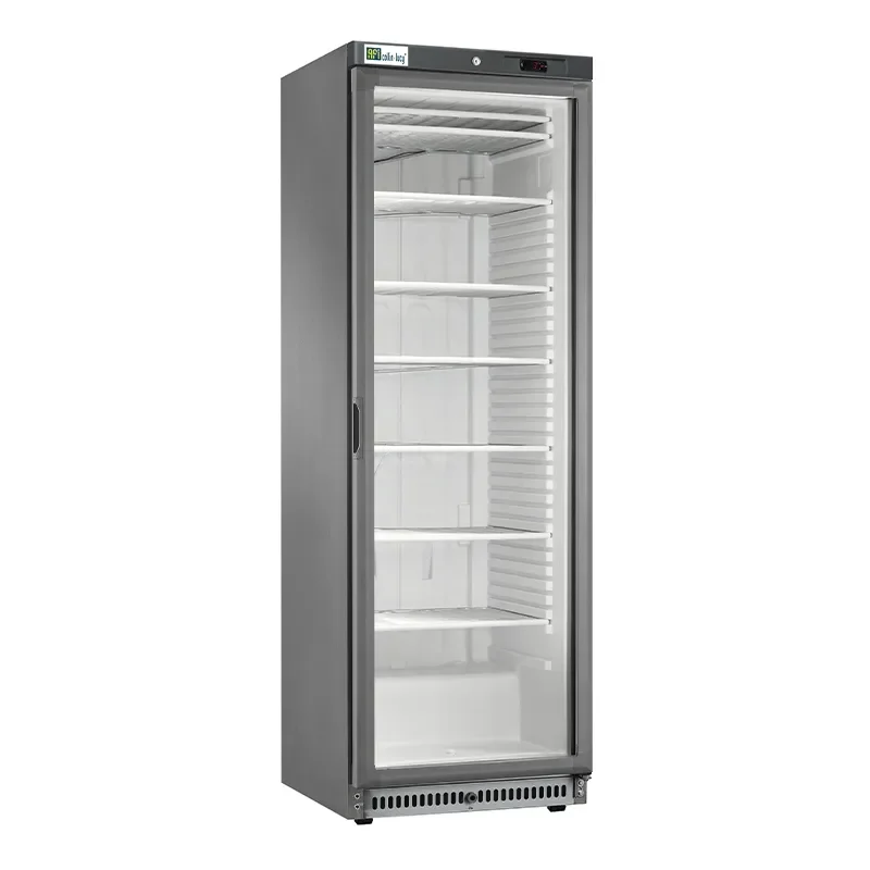 Armoire réfrigérée négative 1 porte vitrée inox température -18/-22°c - 268 l Bon Marché