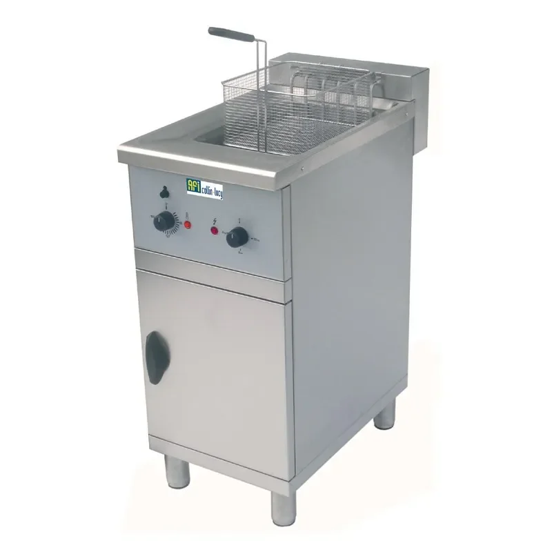 Friteuse électrique sur coffre puissance 4/8/12 kw avec 1 cuve 16 l Achat Immédiat
