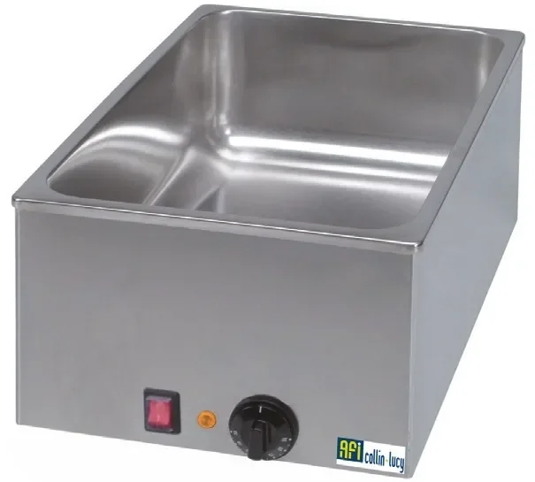 Bain-marie de table monophasé avec 1 cuve gn 1/1 profondeur 150 mm puissance 1,4 kw Petit Prix