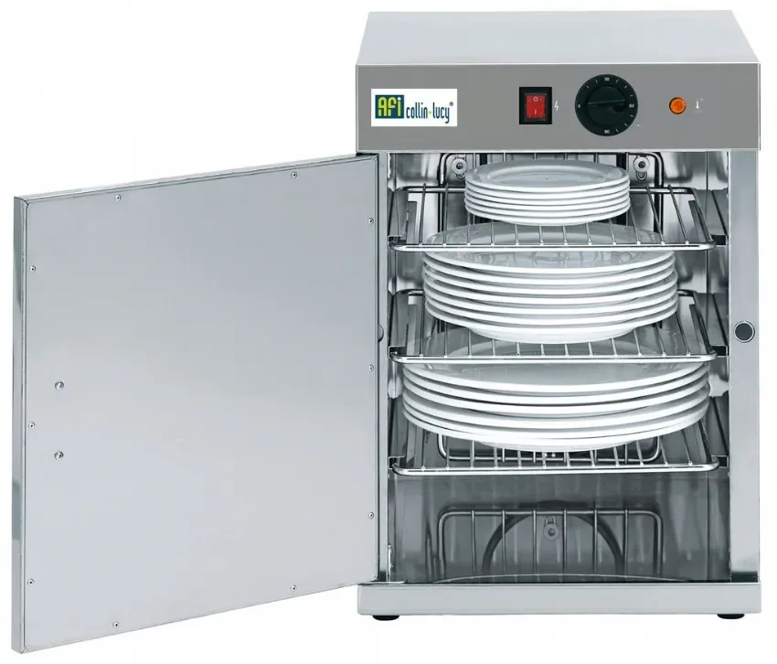 Promotion Chauffe-assiettes inox à poser avec 30 assiettes puissance 0,4 kw