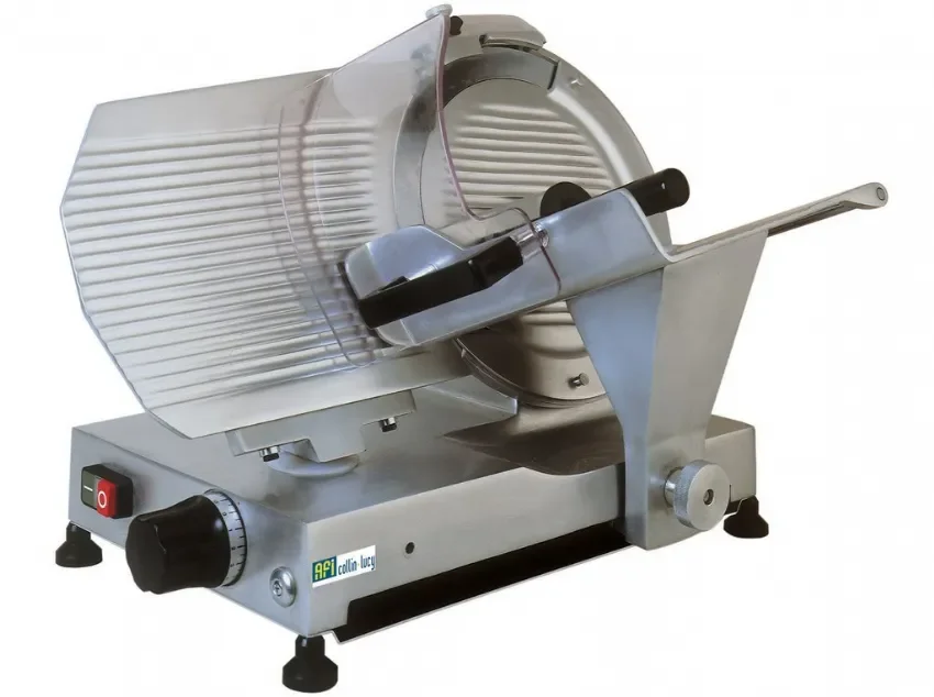 Prix Choc Trancheuse à jambon avec lame diamètre 35 cm - puissance 0,37 kw inox
