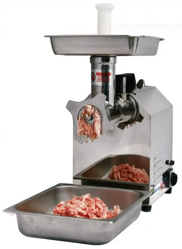 Top Vente Hachoir à viande inox à poser monophasé avec production 220 kg