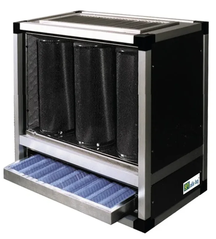Caisson de filtration des graisses et des odeurs 9 cylindres fg09700x700x700 Dernière Chance
