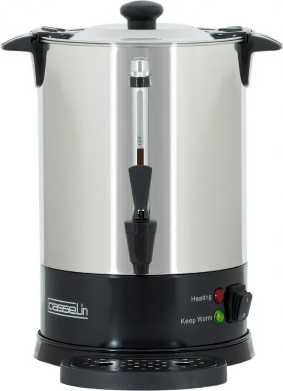 Bon Plan Percolateur à café inox simple paroi avec 48 tasses et capacité 6,8 litres