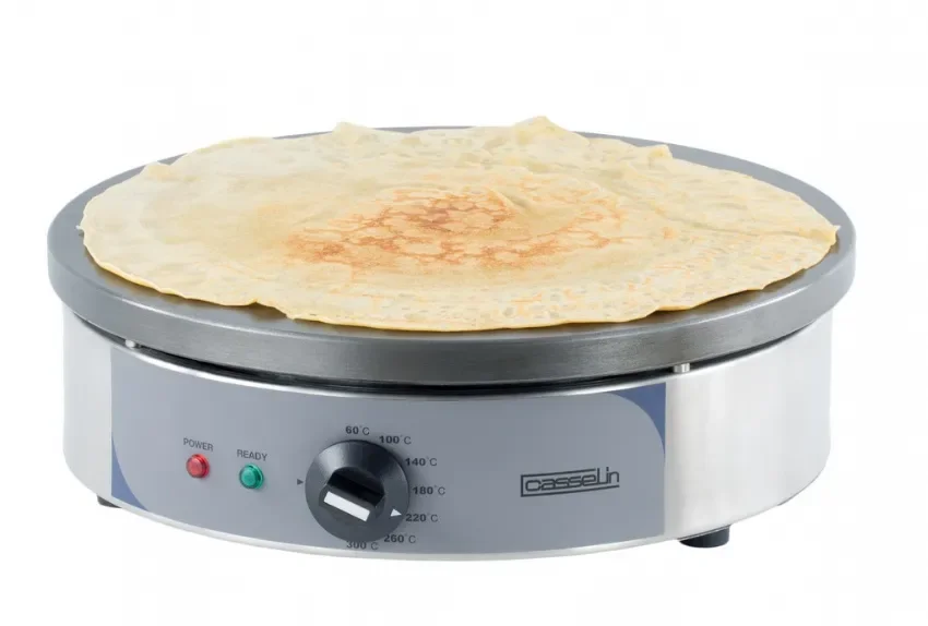 Réduction Crêpière électrique ronde dessus inox diamètre 35 cm 2200 w