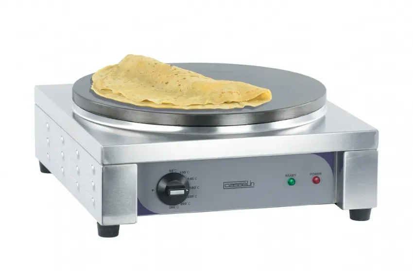 Crêpière électrique carrée inox diamètre 35 cm 2200 w Commander Vite