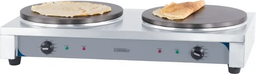 Seulement Aujourd’hui Crêpière électrique double diamètre 40 cm puissance 2 x 2700 w