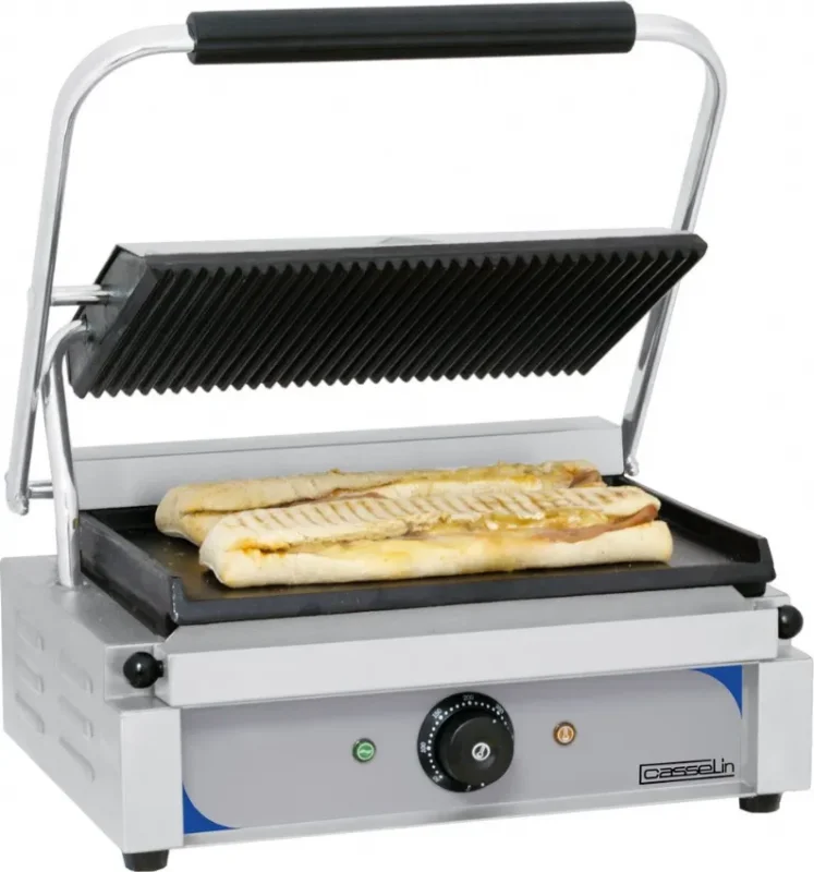 Commander Maintenant Grill panini plaques rainurée dessus lisse avec surface utile 335x230 mm inox