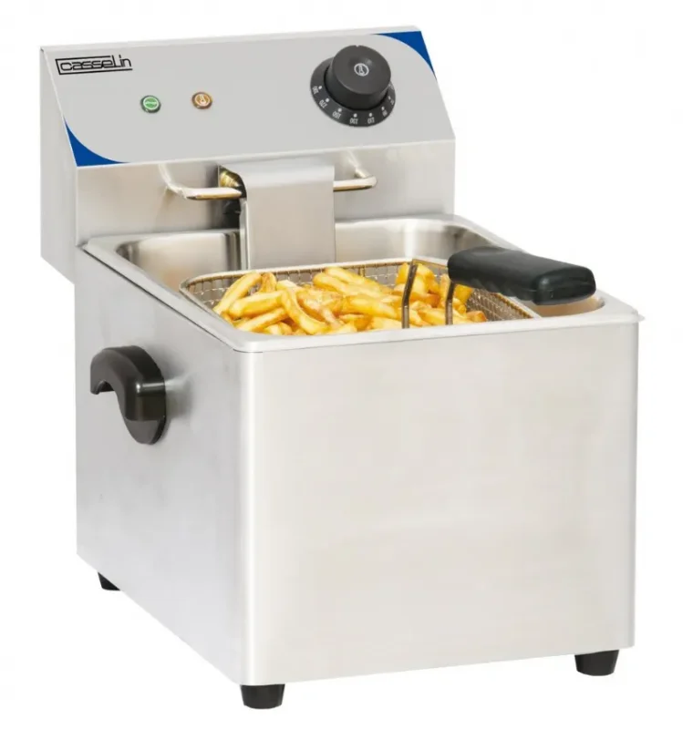 Meilleure Vente Friteuse électrique à poser avec cuve 4 l et panier 140x210x125 mm puissance 2000 w