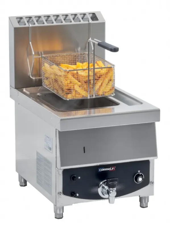 Friteuse gaz à poser avec 1 cuve 10 litres puissance 6500 w Commander Vite