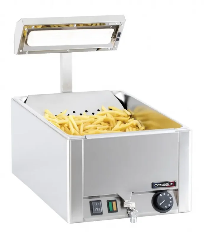 Quantité Limitée Chauffe-frites gn 1/1 céramique avec bac profondeur 150 mm puissance 1200 w