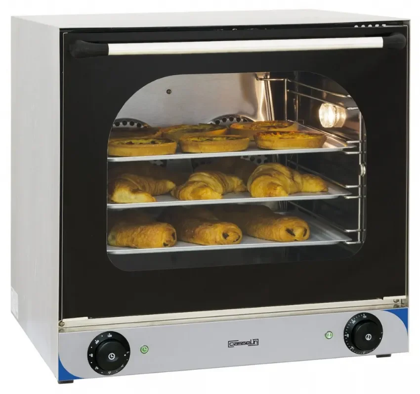 Retour Gratuit Four à convection commandes mécaniques monophasé - puissance 2,67 kw inox