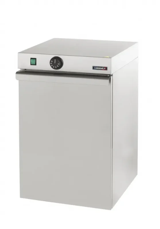 Usine Directe Chauffe-assiettes inox à poser avec 30 assiettes température 90°c puissance 0,4 kw
